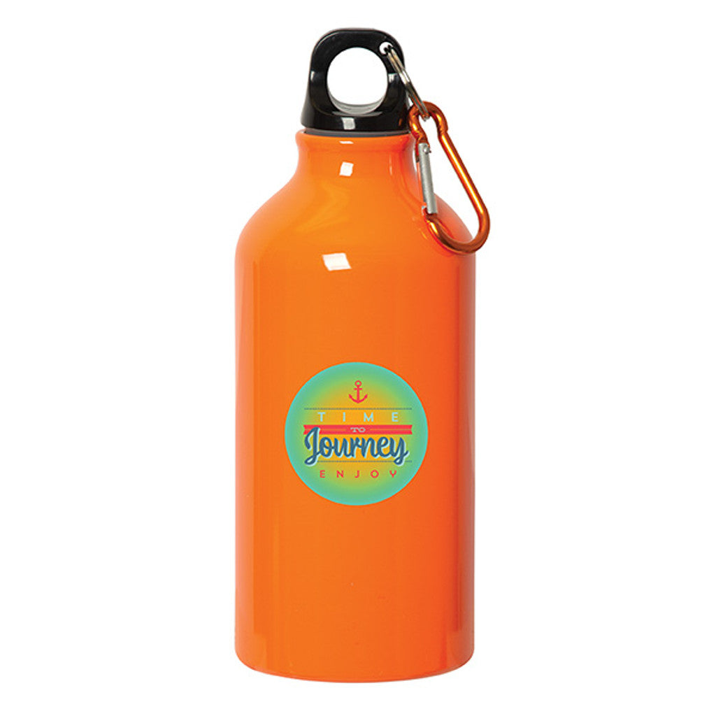 500 mL (17 Fl. Oz.) Aluminum Water Bottle With Carabiner