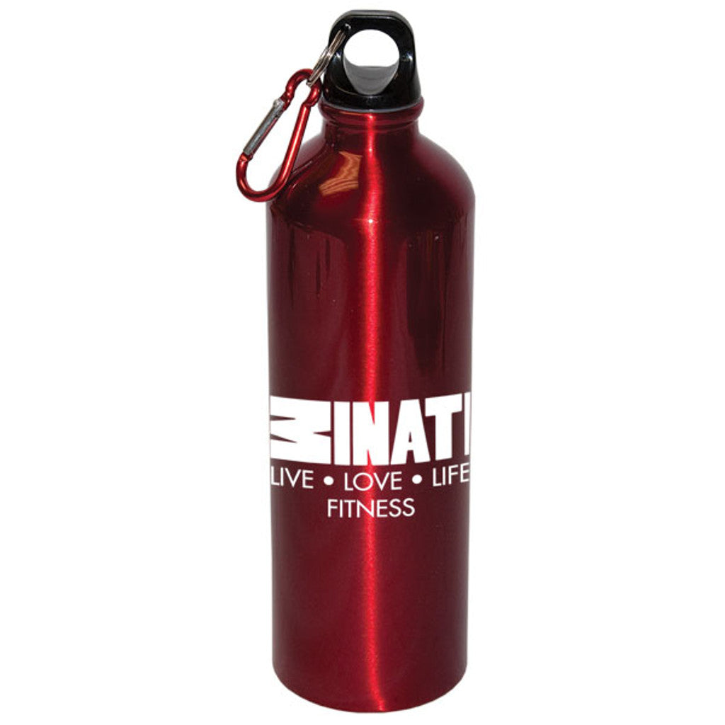 750 mL (25 Fl. Oz.) Aluminum Water Bottle With Carabiner