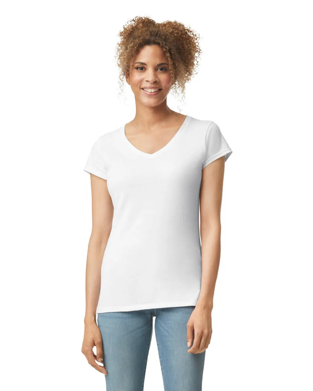 Gildan Womens Softstyle V-Neck T-Shirt