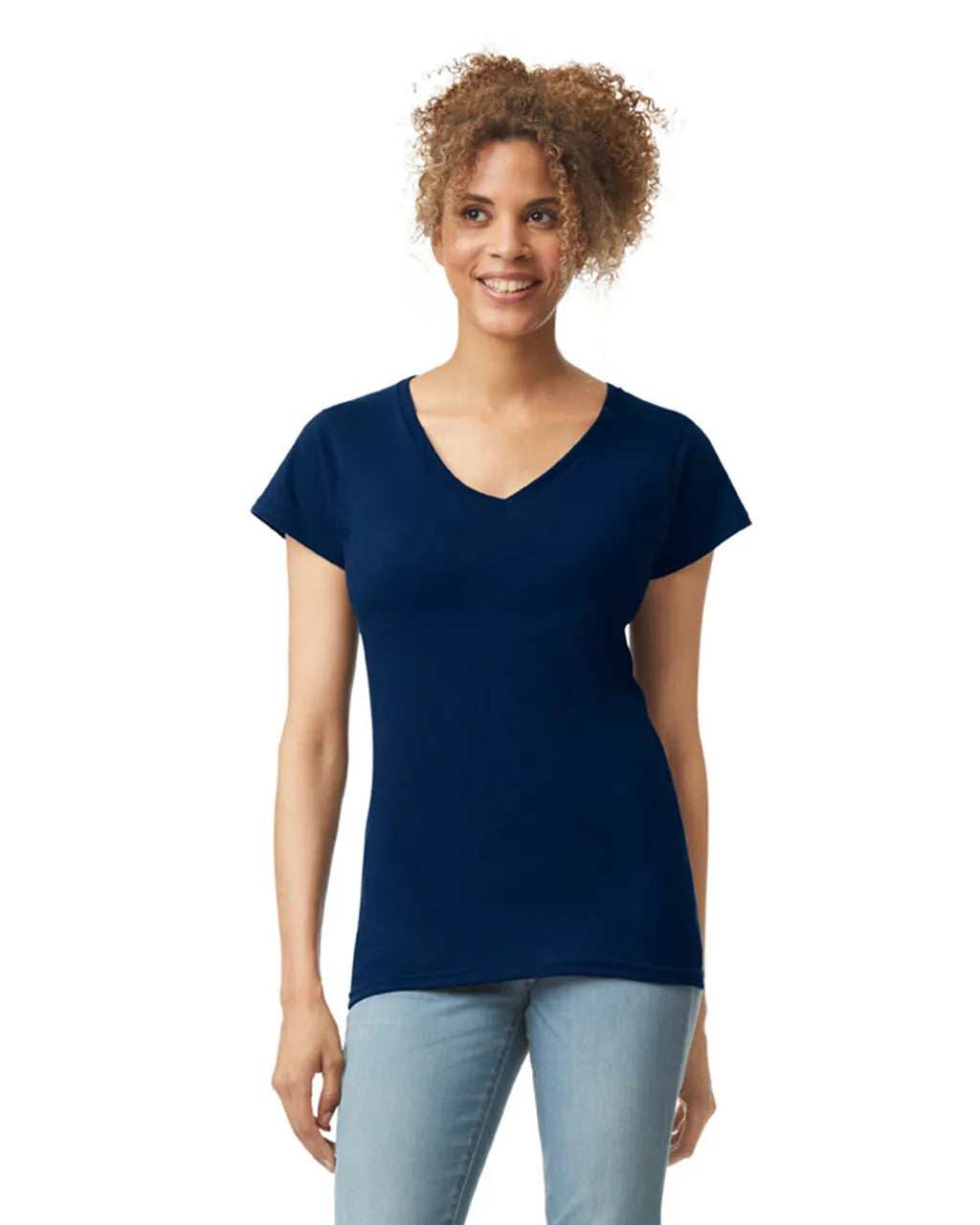 Gildan Womens Softstyle V-Neck T-Shirt