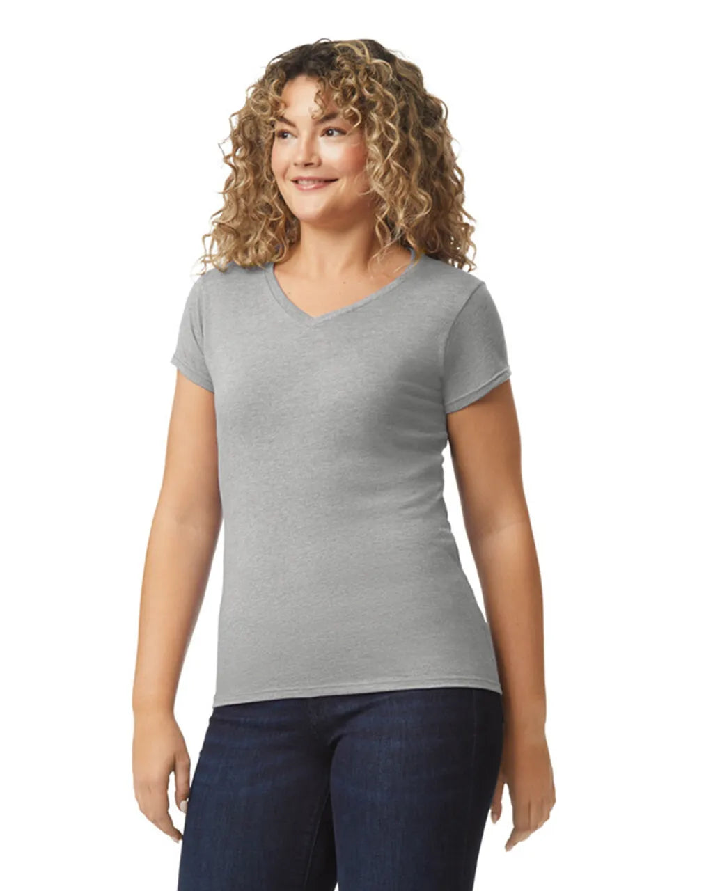 Gildan Womens Softstyle V-Neck T-Shirt