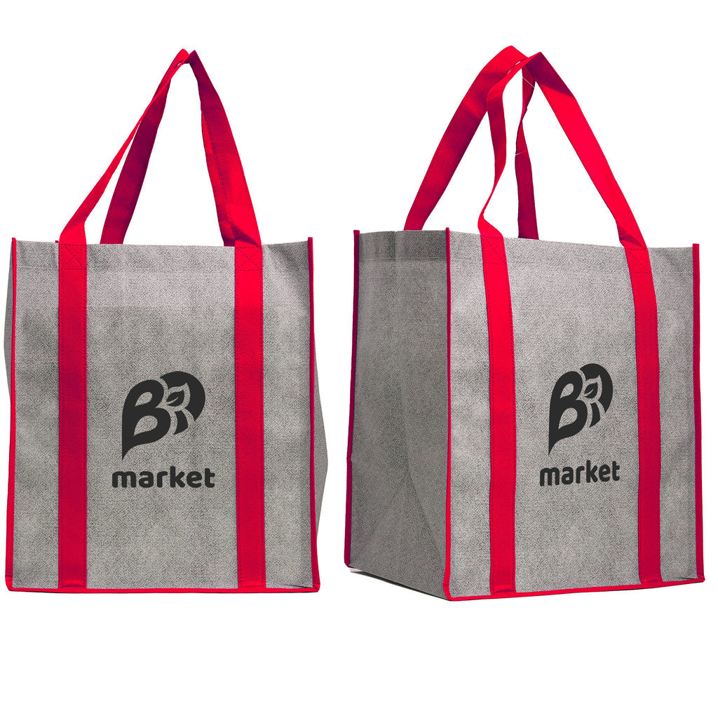 Heathered Jumbo Non-Woven Tote