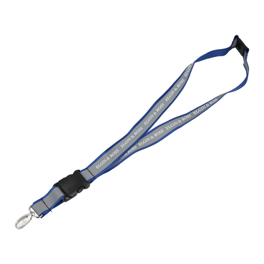 Recycled Polyester Reflective Lanyard