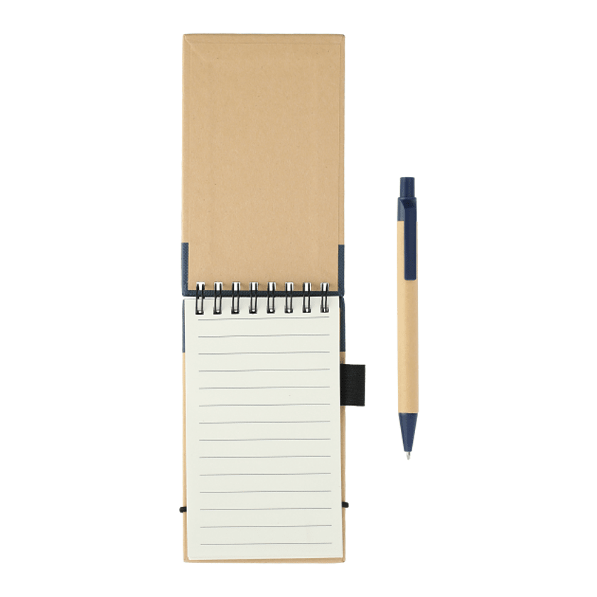 5" x 4" FSC® Mix Recycled Jotter with Pen