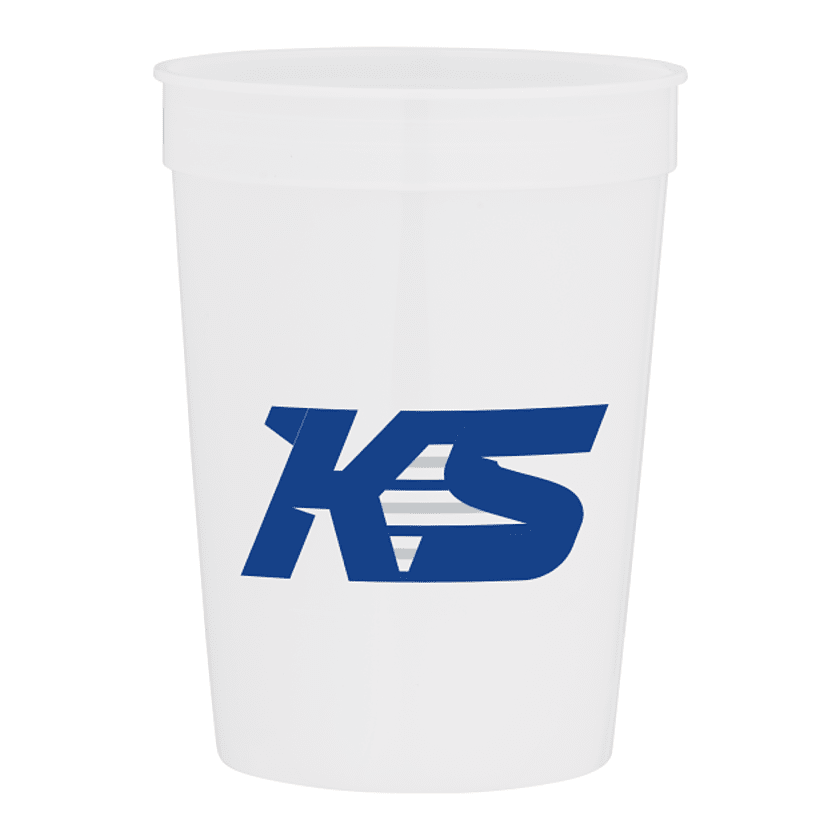 Solid 12oz Recycled Stadium Cup