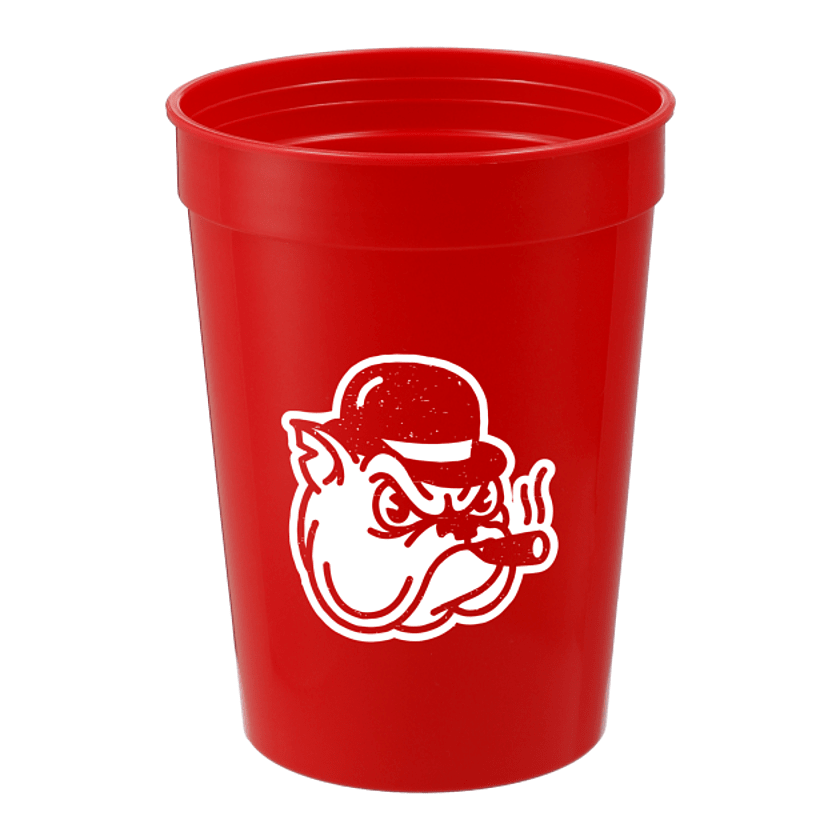 Solid 12oz Recycled Stadium Cup