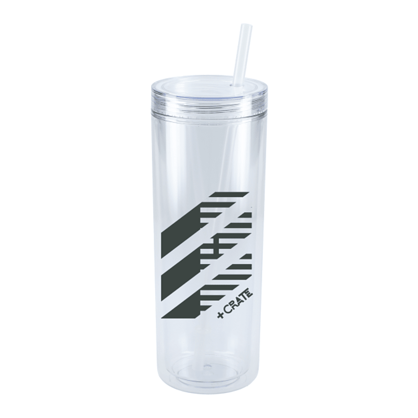 Chroma Recycled Acrylic Skinny Tumbler 16oz