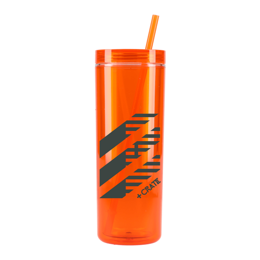 Chroma Recycled Acrylic Skinny Tumbler 16oz