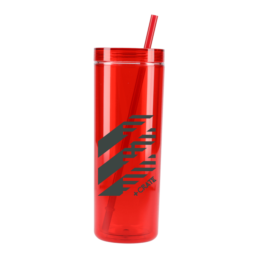 Chroma Recycled Acrylic Skinny Tumbler 16oz