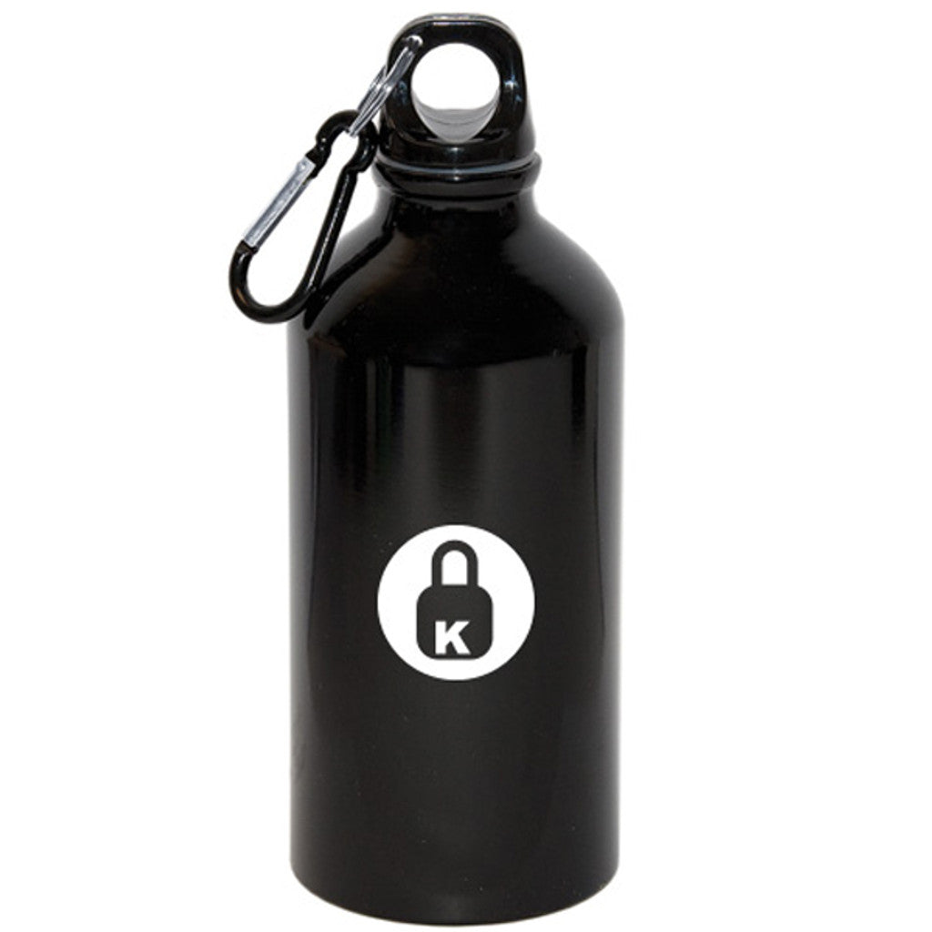 500 mL (17 Fl. Oz.) Aluminum Water Bottle With Carabiner
