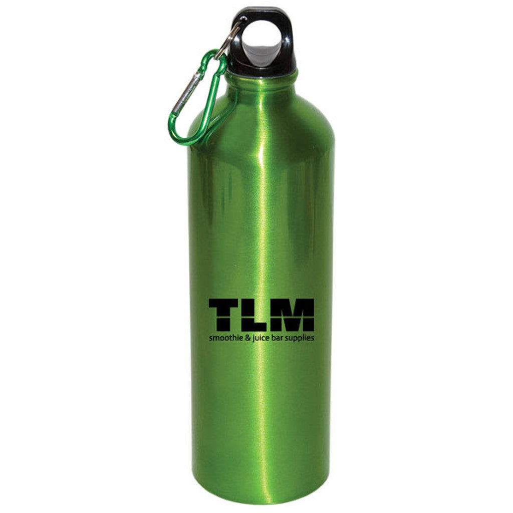 750 mL (25 Fl. Oz.) Aluminum Water Bottle With Carabiner