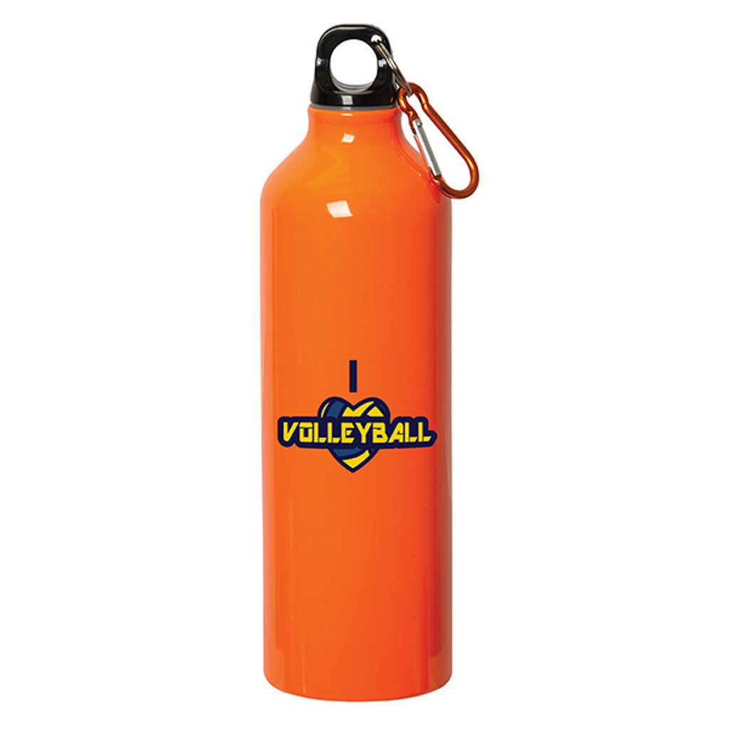 750 mL (25 Fl. Oz.) Aluminum Water Bottle With Carabiner
