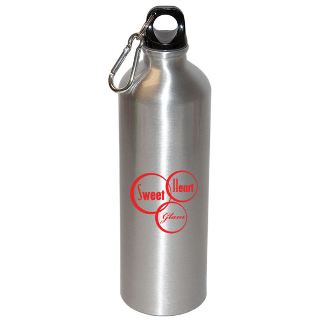 750 mL (25 Fl. Oz.) Aluminum Water Bottle With Carabiner