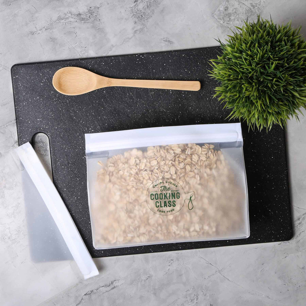 SlipZip Horizontal Gusseted Reusable Storage Bag