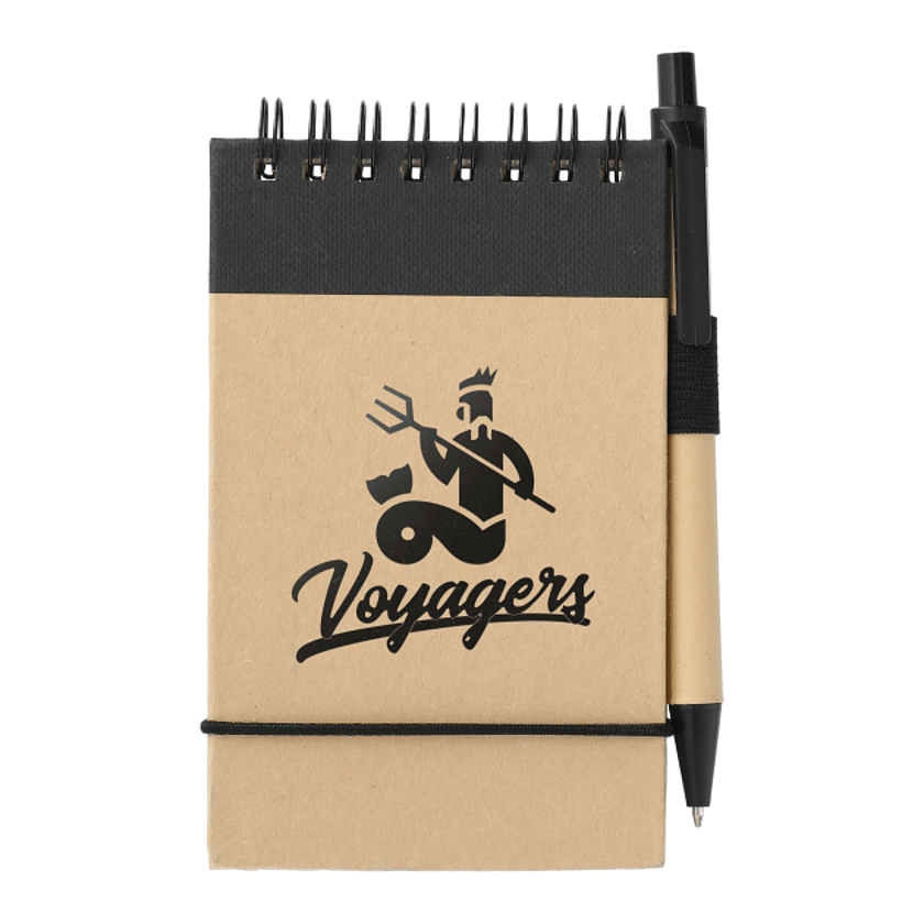 5" x 4" FSC® Mix Recycled Jotter with Pen