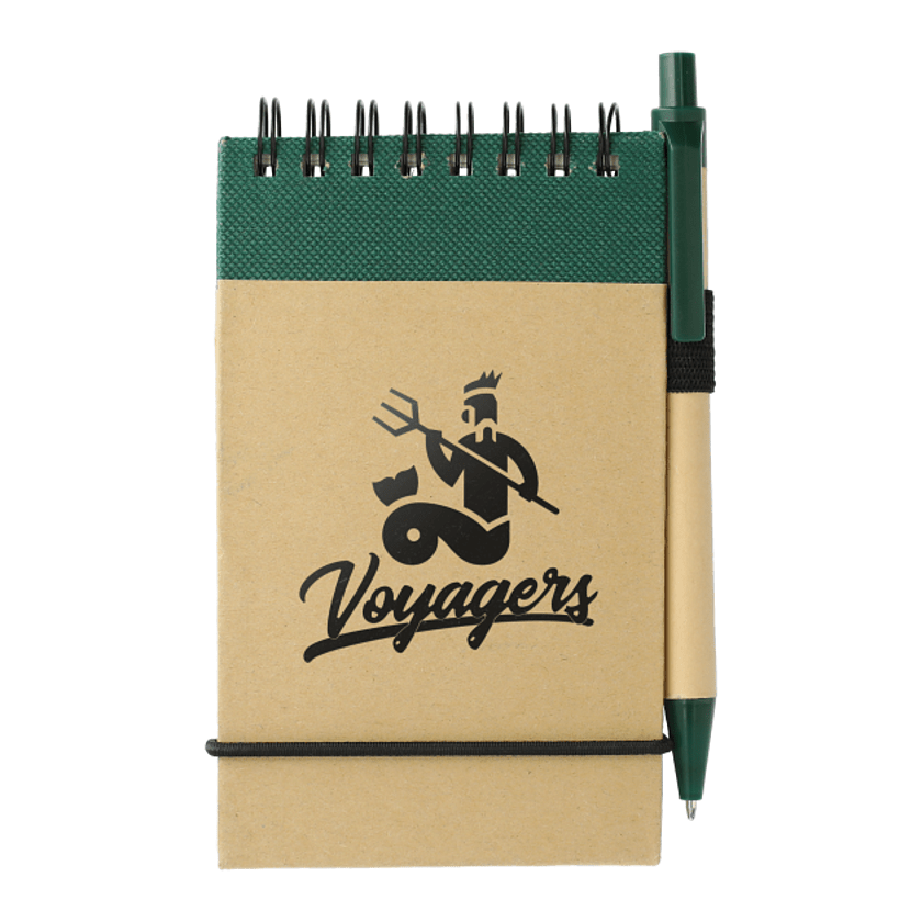 5" x 4" FSC® Mix Recycled Jotter with Pen