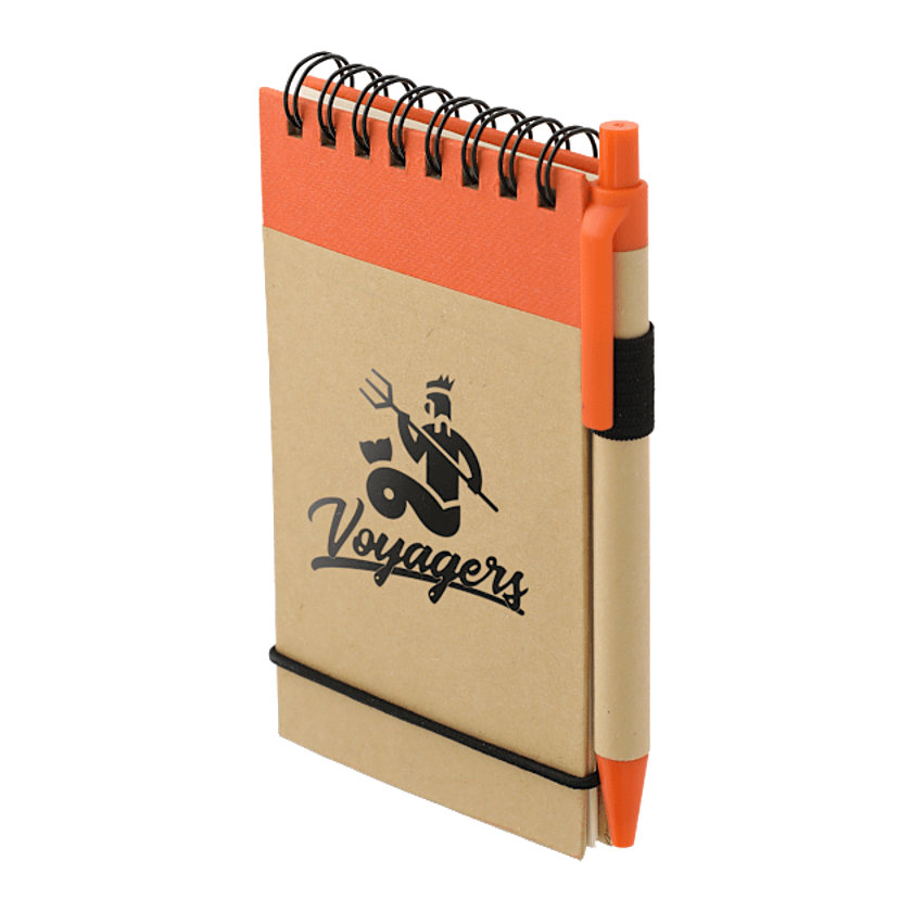 5" x 4" FSC® Mix Recycled Jotter with Pen