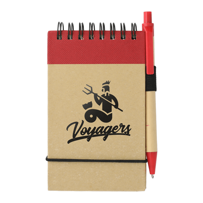 5" x 4" FSC® Mix Recycled Jotter with Pen