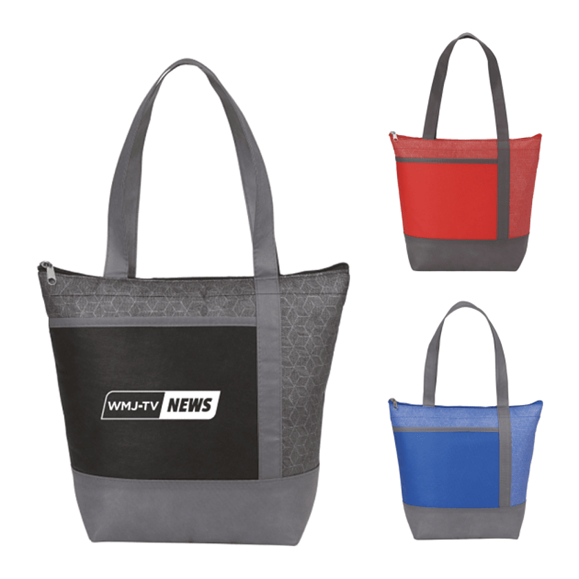 Chrome 9-Can Non-Woven Insulated Cooler Lunch Bag