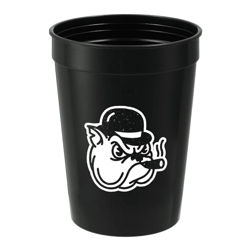 Solid 12oz Recycled Stadium Cup
