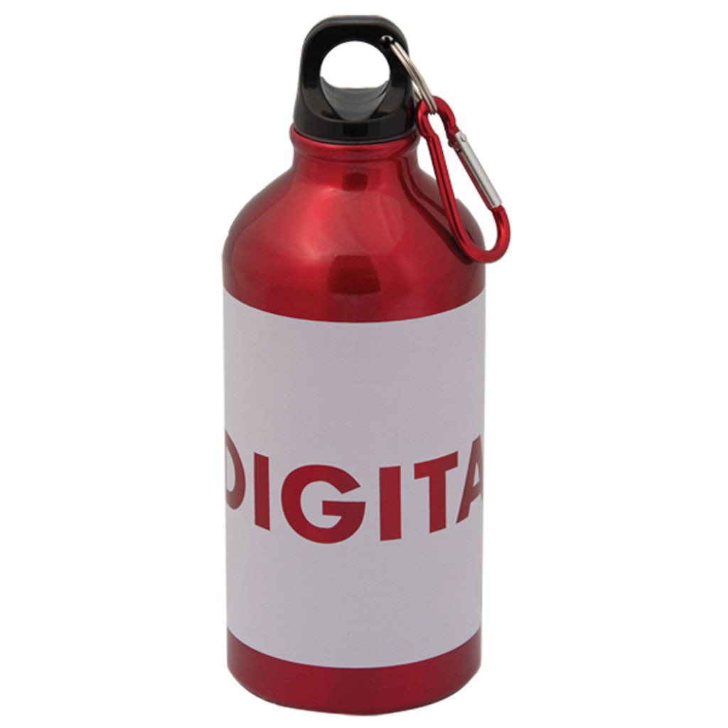 500 mL (17 Fl. Oz.) Aluminum Water Bottle With Carabiner